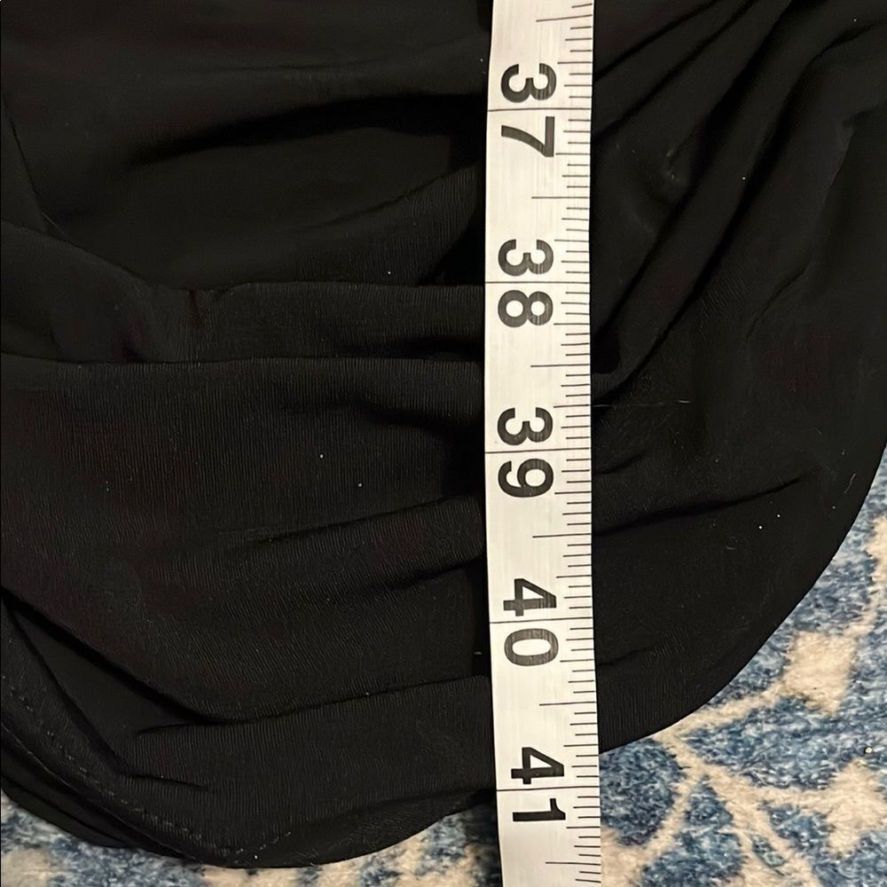 Lulus Total Appeal Black Ruched One Shoulder Bodycon Dress Contemporary Event - Picture 15 of 15